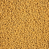 10/0 Preciosa PermaLux Seed Bead Dyed Chalk Yellow-Brown Matte